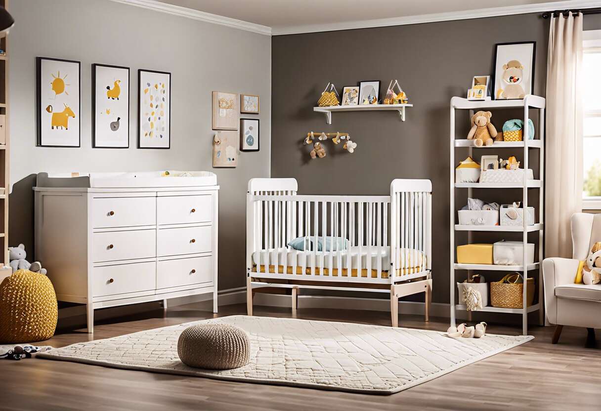 Comment aménager les 10 indispensables dans une chambre de bébé ?