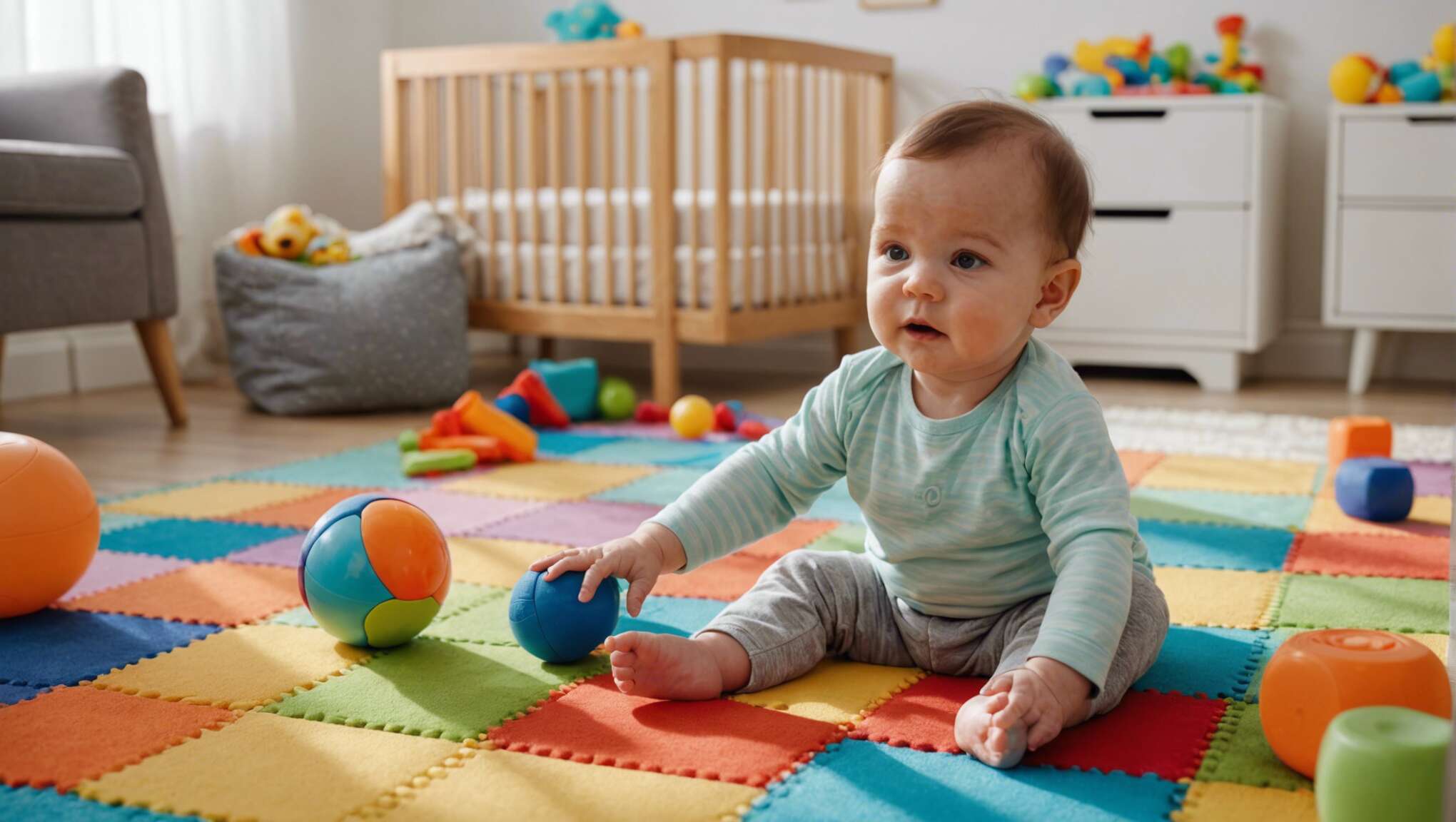 L'utilité du tapis d'éveil pour le développement de bébé